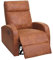 Mendler Fernsehsessel HWC-A54 Premium, Relaxsessel Schaukelstuhl Wippfunktion, drehbar - Stoff/Textil wildlederimitat
