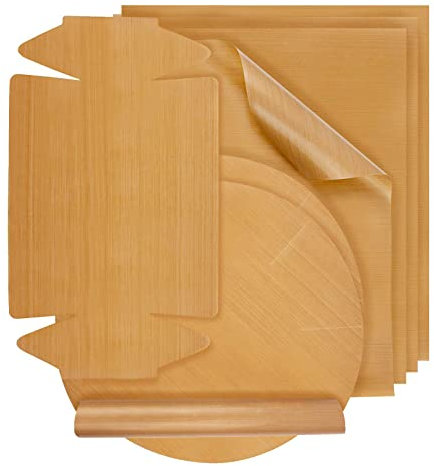 Dauerbackfolie 7er Set Zero Waste Backpapier bis 260 Grad Celsius erhitzbar spülmaschinenfest & wiederverwendbar Beschichtung