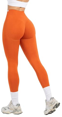 SMILODOX Leggings Damen Amaze Pro mit Scrunch, Butt Lift Sporthose High Waist V-Shape Trainingshose Seamless Blickdicht Yogahose Für Sport Fitness Alltag