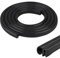 EFUTURETIME Universal Auto Türdichtung, 3 Meter, Gummidichtung Auto Kofferraumdichtung aus EPDM, Dichtungsprofil Gummi ohne Kleber, Schwarz, Für Wohnwagen, LKW, KFZ, Garage, Maschinen, Seitlich