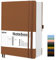 Mlife B5 Line Diario Ispessito, Taccuino con 360 Pagine, Carta Spessa 100g/m² Resistente all'inchiostro, Quaderni Con Tasca Pieghevole Per Ufficio Scuola Casa Scrittura E Note(Marrone)