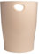 EXACOMPTA - Ref. 45331D – Set mit 8 Papierkörben ECOBIN Skandi mit Griffen – Volumen 15 Liter – Maße 26,3 x 26,3 x 33,5 cm – für Büro oder Zuhause – Farbe Nude