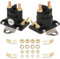Unifizz 2 Stück 12 V Magnetschalter – 89-96158T Starter-Magnetspule, für Mercruiser Mercury Mariner Außenbordmotoren 35-275 HP, Automatisch, Starterrelais, 2NO 2NC, 80A, Chassismontage