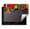 SMTDeco herdabdeckplatte Induktionsmatte herdabdeckung ceranfeld abdeckplatten für ceranfelder induktionskochfeld schutzmatte 80x52 cm Gewürze grau