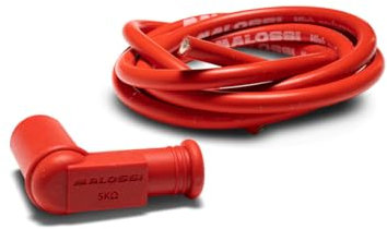 Malossi 5519221 Kit Cavo Candela D. 7 mm e Pipetta, Compatibili con Honda, Yamaha, Piaggio, Aprilia