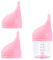PEUTIER 20ml Kitten Bottles for Nursing, with 2pcs Silicone Nipple Replacement Anti-Choking Puppy Feeder Bottles Reusable Pet Feeding Kit for Newborn Cat Dog (Pink)
