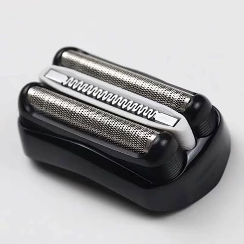 Series 3 Ersatzkopf Scherkopf für Rasierer Herren Elektrisch,Braun Serie 5 Kompatibel Mit Braun Rasierer Serie 3 32B Schwarz Kopf rasierer Herren,Geeignet für Männer elektrische Rasierapparat Ersatz