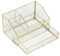 AIMIAO Organisateur de maquillage avec tiroirs, organisateur de beauté, doré, grande boîte pour lavabo, coiffeuse, organiseur de soins de la peau pour chambre à coucher, salle de bain