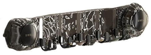 YUSSEQDD Gancio in plastica di Facile Installazione con Pieghevole per la Cucina Forte capacità di carico Ganci per Appendere a Parete in ABS Gancio per aspirapolvere, B