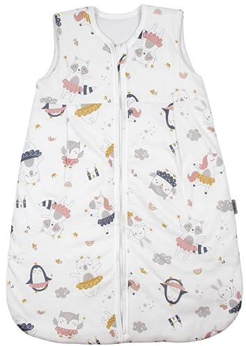 TupTam Schlafsack Baby 2.5 TOG – Atmungsaktiver Winterschlafsack für Kinder, OEKO-TEX zertifiziert