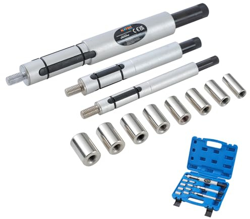 KATSU Tools 11-Piece Universal Clutch Alignment Tool Kit Clutch Centering Set in Plastic Storage Case 450753
