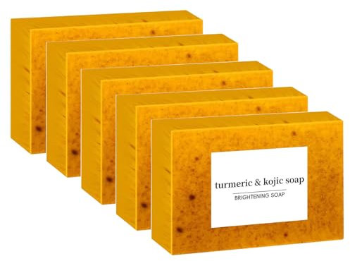 Seifen Kurkuma,2025 Neu Naturseife als Festes Duschgel und Festes Shampoo,Duschbrocken Damen,Premium Soap Bar,Natürlicher Duschbrocken als Festes Duschgel,Vegane Duschseife für Alle Hauttypen (5, N)