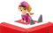 Tonies Paw Patrol Skye Personnage audio pour Toniebox Accessoire pour lecteur de musique pour enfants, rouge et rose