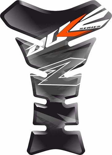 Tankpad Tank Pad Protector Deposito Tanque Moto - Pegatina Deposito Moto 3D Carbon Compatible con KTM Duke 125 250 690 790 1029 v4-20x14cm