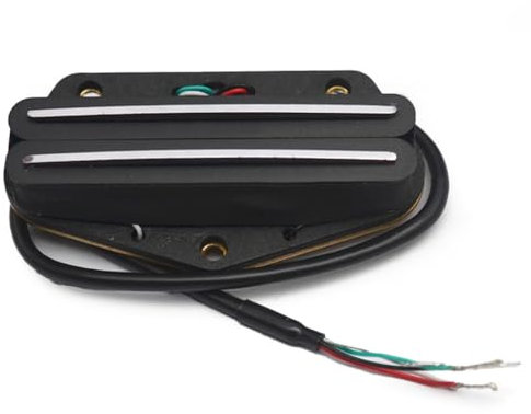 Jasaly 6 Gitarren-Tonabnehmer, Hot Dual Rails Pickup, Mini Bridge Pickup für Tele-Gitarre