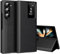 Coque pour Samsung Galaxy Z Fold 4 Clear View, Etui Smart View, Flip Folio Cover à Rabat, Étui Portefeuille Galaxy Fold 4 Clear View, 360 Full Clapet Protection Case Z Fold 4 5G (Noir)