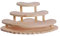 Amagogo Holz Display Riser Showcase Fixture 3 Stufe Stabil Decor Cake Ständer für Puppendessert Sammlung