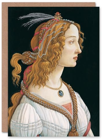 Artery8 Sandro Botticelli Art Card Idealized Portrait of a Lady