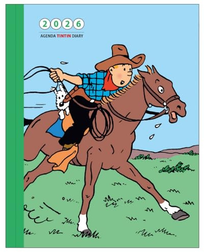 Tischkalender 2026 Tintin und Freizeitaktivitäten, 15 x 21 cm (24495)