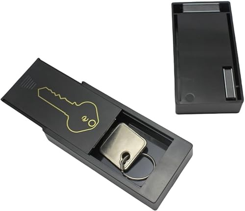 Magnetic Key Holder Box, Hide a Key Box Secret Safe Sapre House Home Office Truck Hidden Outdoor, Emergency Case (Small)