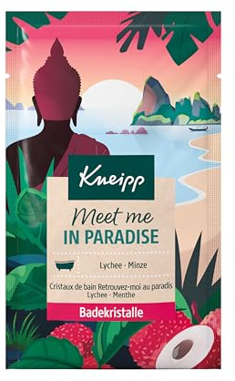 Kneipp Meet me in Paradise Badekristalle - Mit Lycheeextrakt und Minzöl - 60g