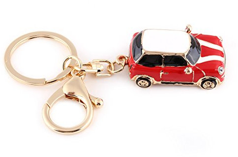 Hilitand 1 x porte-clés classique 3D sculpté simulation mini sport porte-clés accessoire de décoration ou à suspendre Rouge Taille unique, rouge, taille unique