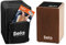 Sela SE 190 DE Primera Cajon Brown Einsteiger Bundle mit Sela Snare System, aufgebaut, Rucksack, Sitzpad, Schule, CD, DVD