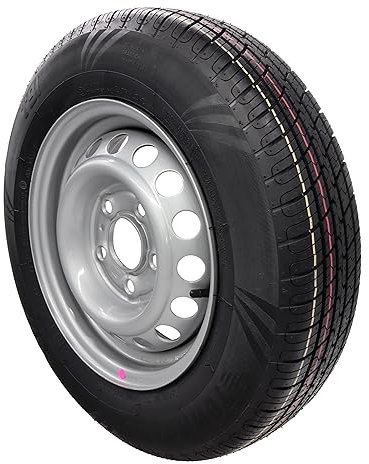 Komplettrad 155/80R13 84N 112x5, !! 5 LOCH !!155 R 13 PKW Anhänger 4,5 Jx13 Reifen Anhängerrad