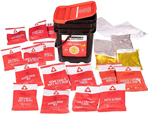 MRE Meals – 124 gefriergetrocknete Notfallnahrungsmittel, ultimative Vorbereitungspackung, mehrfarbig