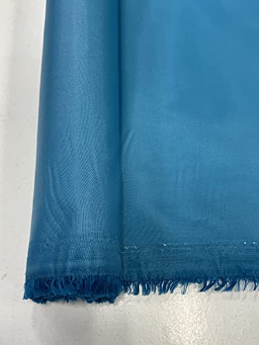 EU Fabrics 4oz Waterproof Fabric - 150cm Wide, 100% Polyester, PU Waterproof Treatment - Outdoor Covers Replacement - Ideal for Bags, Pet Bedding, Picnic Cloth - Fabrics Material per Metre (Turquoise)