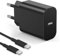 MULTIM 25W Cargador Rápido USB C Cable de Carga Compatible con Samsung Note 20 Ultra Note 10 A52 A72 Galaxy S22 Ultra S22 Plus S21 Ultra S21 FE S20 S10 Adaptador