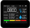9 in 1 C02 Meter PM2.5 PM10 HCHO TVOC Multifunctional Air Quality Detector Carbon Dioxide Formaldehyde Monitor LCD Large Screen Display Home Office