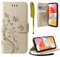 AROYI Lederhülle Kompatibel mit Samsung Galaxy A14 5G/ A14 4G Hülle und Schutzfolie,Flip Wallet Handyhülle Leder Tasche Kartensteckplätzen Schutzhülle Kompatibel mit Samsung Galaxy A14 Golden