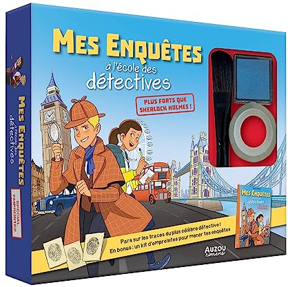 Coffret - Plus forts que Sherlock Holmes !: Spécial empreintes. Avec le roman, du scotch, un encrier, un pinceau et un livret d'instructions