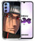 Cokitec Schutzhülle aus Hartglas für Samsung Galaxy A34 5G Manga Naruto Itachi Gesicht