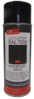 SDV Chemie Lackspray RAL 7016 anthrazitgrau matt 1x 400ml ANTHRAZITGRAU grau Acryllack Autolack