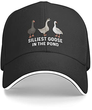 IUBBKI Silliest Goose Hat Hat Silliest Goose in The Pond Hat für Frauen Dad Hat Verstellbare Mütze