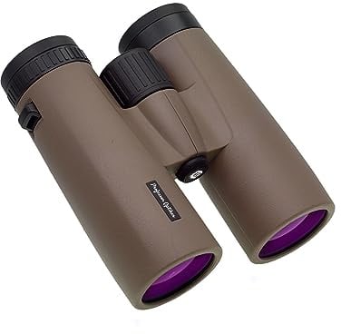 Professor Optiken Fichtelberg 8x42 Fernglas, braun | inkl. Zubehör, Porro-Prismen (BaK-4), lichtstark, robust, stickstoffgefüllt & wasserdicht