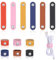 Tyqour 12pcs Leather Cable Straps Cable Organizer Travel Small Cable Ties Reusable Phone Cord Ties Wire Organiser Charging Cord Power Cord Headphone Organizer for Charging Cords