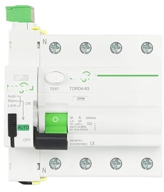 WGJJPQYK RE-TORD4-63 Type de Transport AC Dispositif de réenclenchement Automatique Intelligent disjoncteur différentiel 2P 230V 6KA 63A 30mA(4pole 30mA,63A)