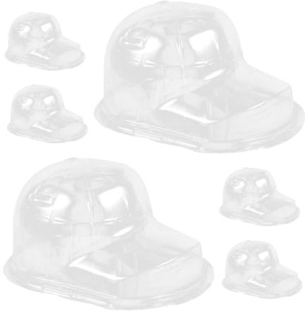 HEMOTON 6pezzi Supporto Per Esposizione Cappelli in Plastica Trasparente Organizer Per Cappelli Da Baseball Da Portacappelli Leggero e Portatile Per Protezione e Organizzazione