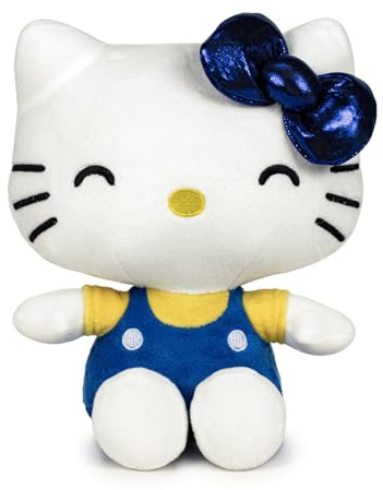 Hello Kitty My Bestie Forever Plush, 22cm Blue Soft Toy, Cute Hello Kitty Character in Blue Outfit, Official Licensed Merchandise, for Fans and Collectors, Suitable for Ages 4+