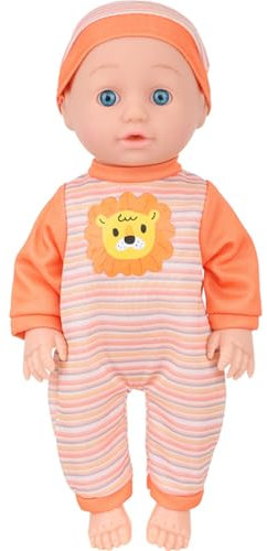 THINCAN 30 cm Weiche Pflegepuppe Reborns Spielzeug Mit Modekleidung Für Kinder Kindergarten Aktivität Rollenspieler Elternspielspielzeug