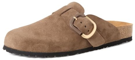 Tamaris Damen Bio/House Slipper Leder, braun, 42 EU