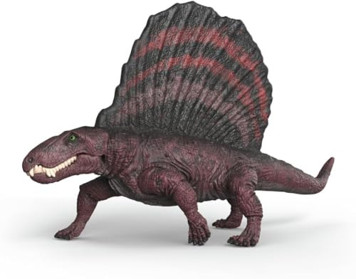 schleich Dinosaurs | Dimetrodon 15052 | 15 x 7 x 9 cm | schleich Dino mit beweglichem Kiefer | Dinosaurier Spielzeug zum Sammeln | Geschenk für Mädchen und Jungen | Dino Spielzeug
