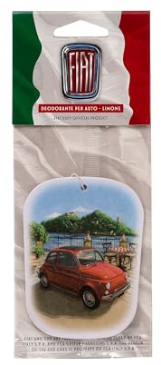 Puckator Lemon Fiat 500 Mountain Scene Air Freshener