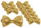 BomGuard Herren Fliege 10 er Set Pack,10 Stück,gold