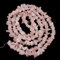 Perlin - 240stk Edelstein Strang Perlen, Natur Rosa Quartz Quarz, Rosenquarz, 5~8 mm Chips Nugget Halbedelstein Edelsteine Schmuckperlen Schmuckstein für DIY Kette Bastelset G301 x2