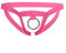 iEFiEL Jockstrap Uomo Perizoma Tanga con O-Ring Metallo Biancheria Intima Vita Bassa Mutandine Slip Boxer Thong Sospensorio Pantaloncini Costume da Bagno Underwear Rosa Taglia Unica