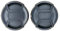 PROtastic® 77mm Lens Caps (Pack Of 2) - Spring Loaded Pinch Cap Wont Fall Off. Fits Nikon, Canon, Pentax etc. LC-77 E-77 O-LC77